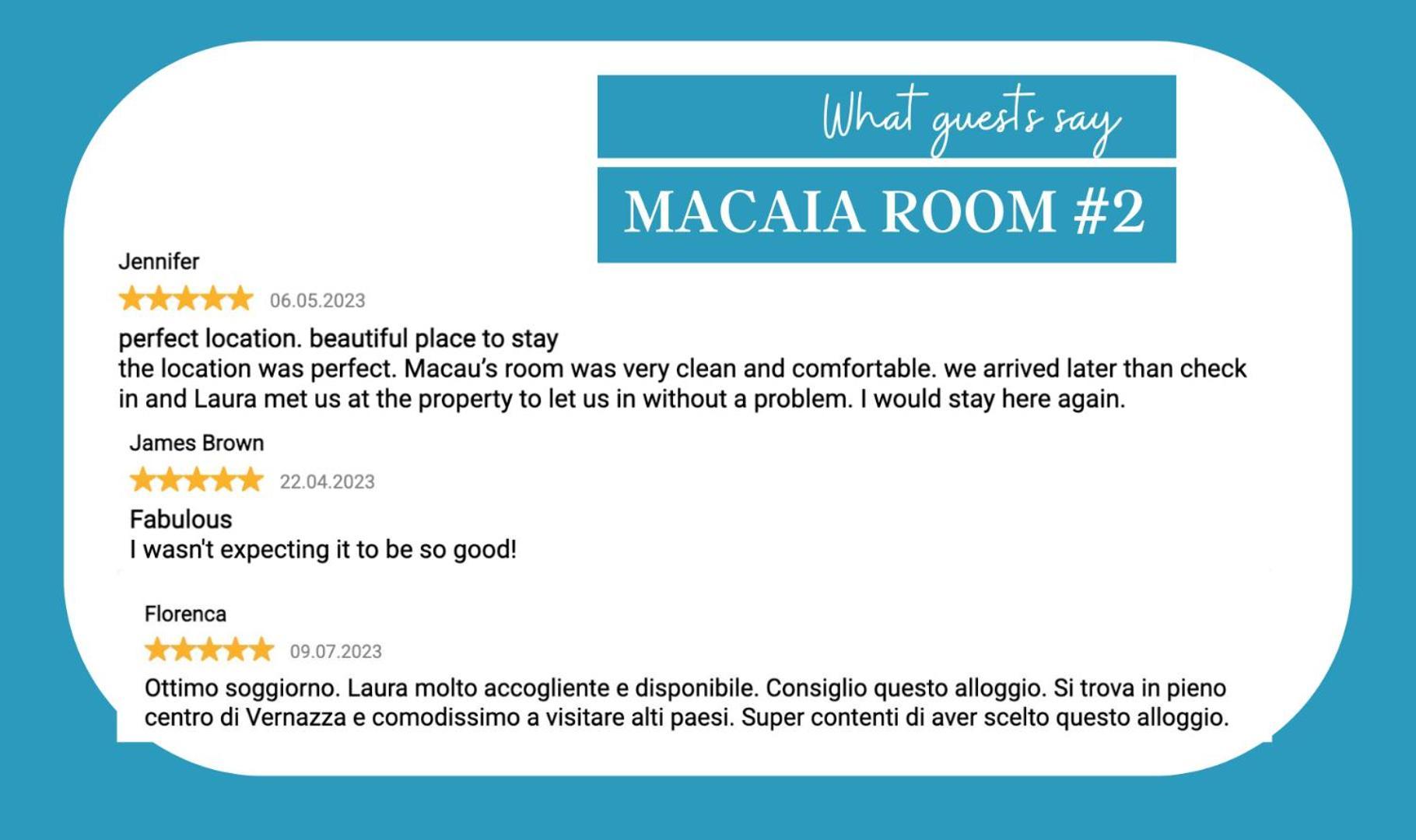 Macaia Room #2 With Ac Vernazza Exterior photo